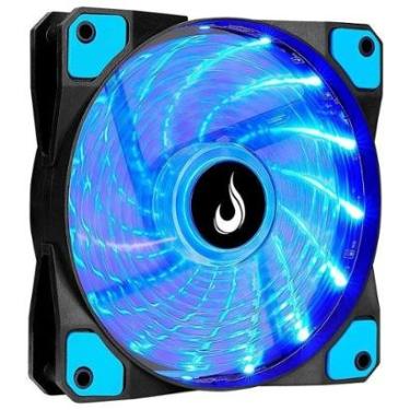 Imagem de Ventoinha Rise Mode Wind W1, 120mm, LED Azul, Preto - RM-WN-01-BB-Unissex