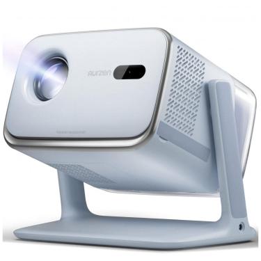 Imagem de Mini Projetor Aurzen Azul Google TV WiFi Bluetooth Dolby Audio 1080P Boom Mini 120W