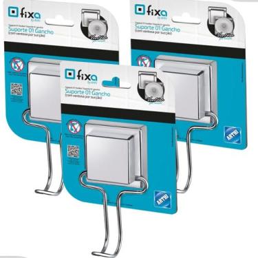 Imagem de Kit 3 Suporte Porta Toalha Toalheiro de Rosto Para Banheiro Nicho Pano