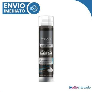 Imagem de Espuma de Barba Above Original Carvão ATV 150ml Limpeza Suave