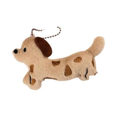 Imagem de Chaveiro De Pelúcia De Cachorrinho Fofo Em Desenho Animado Para Decora