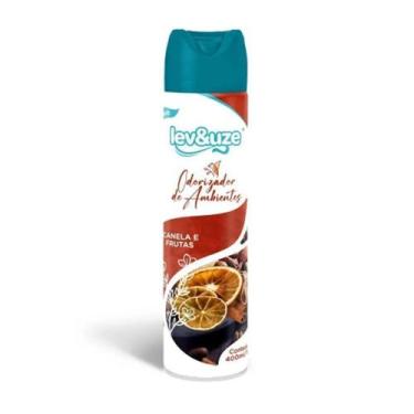 Imagem de Odorizador de Ambiente Canela e Frutas 400ml 180g - Lev&Uze