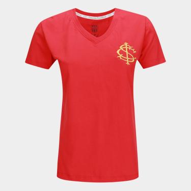 Imagem de Camiseta Internacional 1975 O Gol Iluminado Retrômania Feminina-Feminino