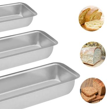 Imagem de Conjunto de Formas Kit 09 Formas de Alumínio Pães Bolos 700ML 1000ML 1400ML Antiaderent...