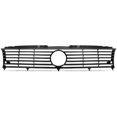 Imagem de Grade Frontal Dianteira Parati Quadrada 91 a 95 Preto para VW G1 1991 a 1995 sem Emblema em Plástico ABS Carisma