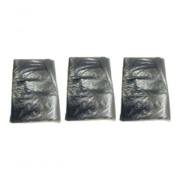 Imagem de Saco para Lixo 100 Litros Intermediário Preto com 300 Unidades 95CM X 75CM Higipack