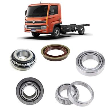 Imagem de Rolamentos Diferencial Traseiro Volkswagen Novo Delivery AAM Kit - AD 