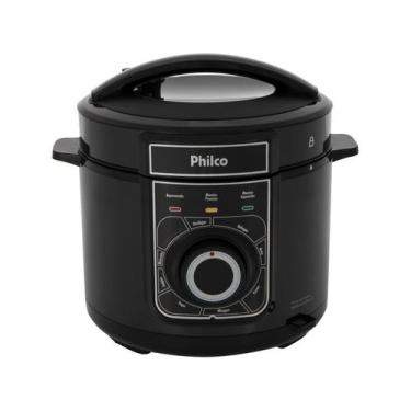 Imagem de Panela De Pressão Philco PPP02PI Inox Multifuncional 5L 110V, Preto, 1