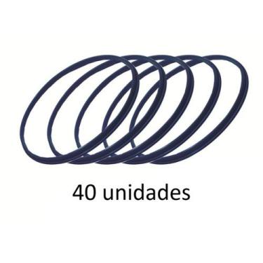 Imagem de Kit 10 a 50 Unidades Borracha Panela Pressão Silicone Azul 2,5 4,0 7,0