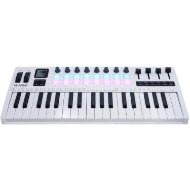 Imagem de Controlador de teclado MIDI M-VAVE SMK-37 Pro de 37 teclas sem fio