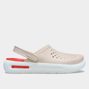 Imagem de Sandália Crocs Inmotion Clog, Rosa, Branco, 42