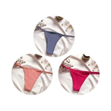 Imagem de Conjunto De Biquíni Sexy De Cintura Baixa Para Mulheres, Calcinhas T-b