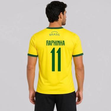 Imagem de Camisa Brasil Canarinho 11 Raphinha - Balboa, GG