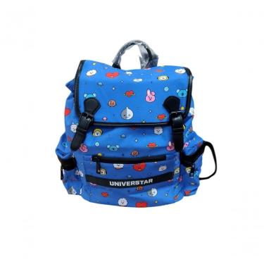 Imagem de Mochila Infantil De Costa Com Fecho Saco Bt21 Azul