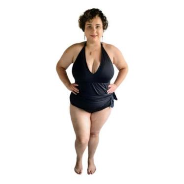 Imagem de Maio Vestido Saída De Praia Plus Size Com Bojo - STAR GOLD STORE, Pret