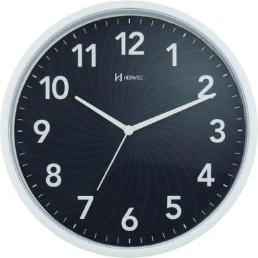 Imagem de Relógio de Parede Quartz 6182 - Herweg, Preto