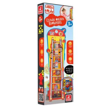 Imagem de Escada Maluca Bombeiros dos Bichos Linha Vertplay - Brincadeira de Cri
