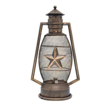 Imagem de Lampião Decorativo Country Estrela Importado Luminaria