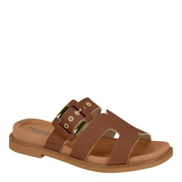 Imagem de Sandalia Ortopedica Modare Feminina Conforto Mule 7205.105, Avelã, 36