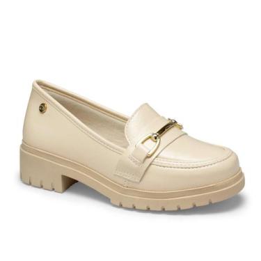 Imagem de Sapato Mocassim Pink Cats Loafer - Infantil, Baunilha, 36