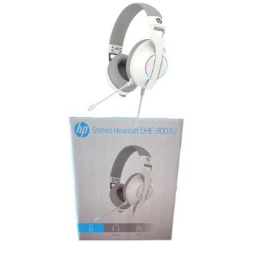 Imagem de Fone De Ouvido Gamer Branco Hp Dhe-8003u Cancelador De Ruido