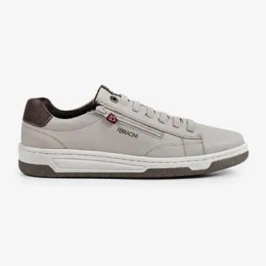 Imagem de Sapatenis masculino casual ferracini ref 8052-617 - 09797, Cinza claro
