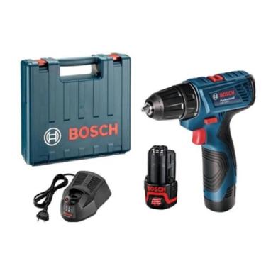 Imagem de Parafusadeira furadeira gsr 120-li 12v bivolt bosch com 2 baterias 