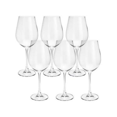 Imagem de Conjunto 6 Taças de Cristal para Água Columba 650ml - Wolff - ROJEMAC 