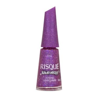 Imagem de Esmalte Roxo Efeito Risqué e Lollapalooza Brasil Foto no Lambe Lambe 8