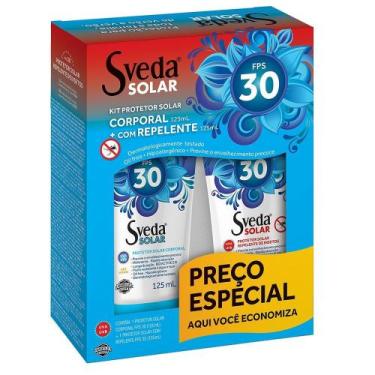 Imagem de Combo Protetor Solar Corporal e Repelente Sveda FPS30 125ml + 125ml