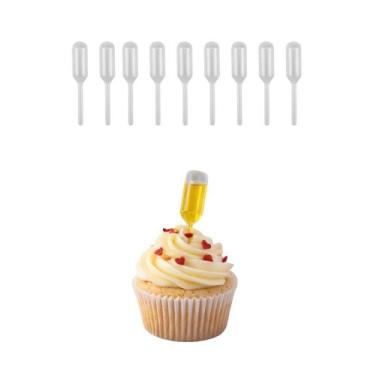 Imagem de 100 Ampola Saborizante Enfeite Docinho Gourmet Brigadeiro 1ml 50unid -