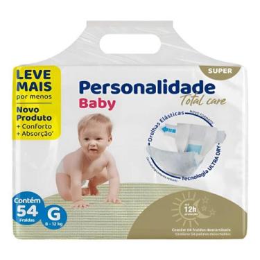 Imagem de Personalidade Baby Total Care G 54 Unidades