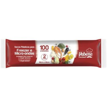 Imagem de Saco Plastico em Bobina 18X35CM 2L P/FREEZER e Micro - Vabene