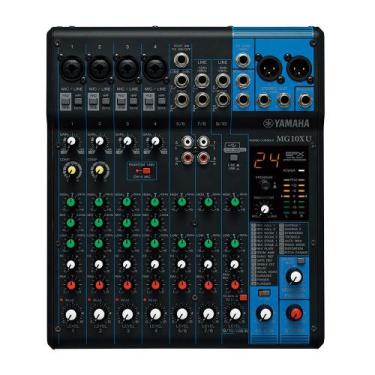 Imagem de Mesa de Som Analógica Yamaha MG10XU de 10 Canais c/ Efeitos e Inerface