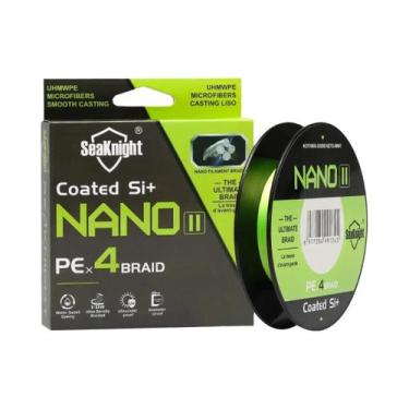 Imagem de Linha De Pesca Trançada SeaKnight NANOII 300M 4 Fios PE Para Água Doce
