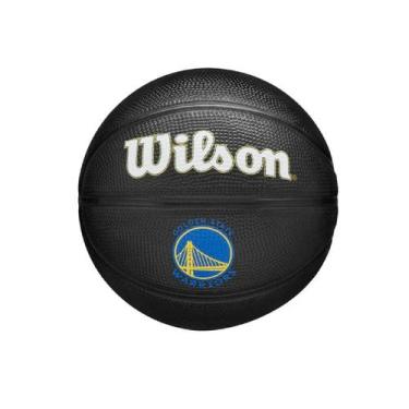 Imagem de Bola de Basquete Wilson NBA Team Tribute Mini Warriors 3