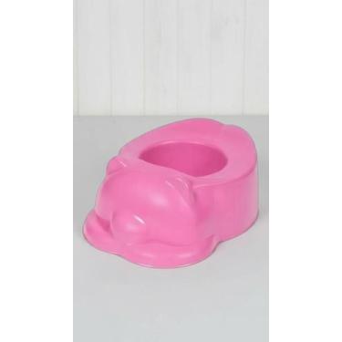 Imagem de Troninho Penico Urso Infantil Rosa Bebê 8 Meses - Congratulations Stor