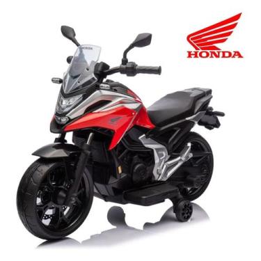 Imagem de Mini moto elétrica infantil honda nc750x 12v até 35kg bw282 cor:vermel