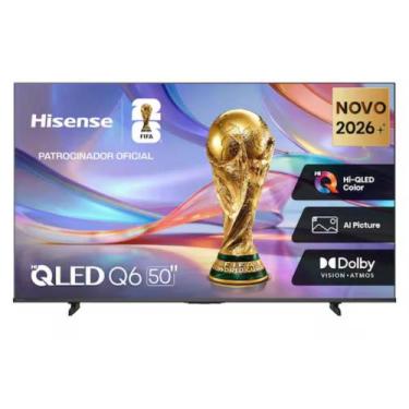 Imagem de Smart TV 50" Hisense 50Q6QVV 4K QLED com Dolby Vision Alexa e VIDAA Bi