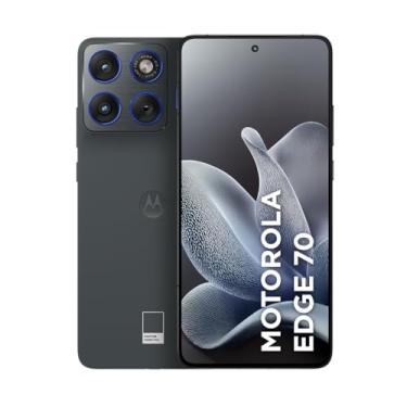 Imagem de Smartphone Motorola Edge 70 5G - 256GB 24GB (8GB RAM + 16GB RAM Boost), Ultrafino, 3 Câmeras 50MP, Tela 1.5K Extreme Amoled 120Hz - Gadget Gray
