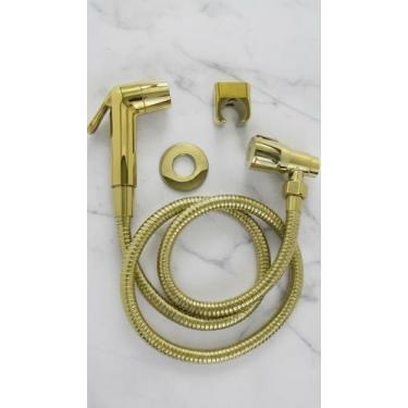Imagem de Ducha Higiênica Completa Dourada Metal - Congratulations Store