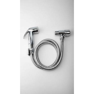 Imagem de Ducha Higiênica Cromada com Gatilho ABS e Mangueira Inox - Congratulat