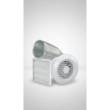 Imagem de Exaustor Silencioso 100mm Bivolt c/ Tubo e Grade - Congratulations Sto