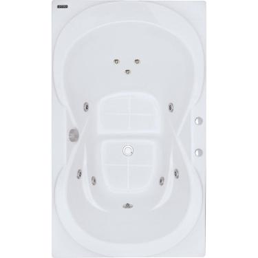 Imagem de Banheira Hidromassagem Astra Due Luxo 180cmx90cmx44cm - 04 Jatos Acrílico P1 Com Aquecedor 220V