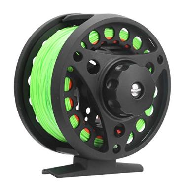 Imagem de SPYMINNPOO Roda de pesca com mosca de 75 mm, proporção de velocidade 1:1 2+1 BB Carretel de pesca com mosca de alumínio molinetes de pesca com mosca suprimentos de pesca