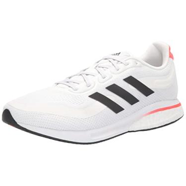 Imagem de adidas Men's Supernova Trail Running Shoe, White/Black/Solar Red, 11