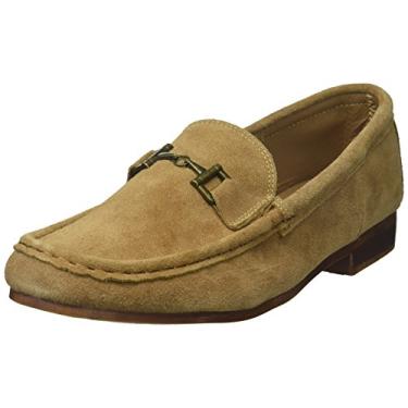 Imagem de Steve Madden Boys' BLUGO Loafer, Cognac Suede, 3 M US Little Kid