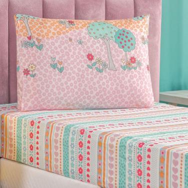 Imagem de Jogo Cama Lençol Fantasy Solteiro Infantil Microfibra 2 Peças - Balão