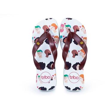 Imagem de Chinelo Borracha Masculino Tiras Largas Praia Dia a Dia