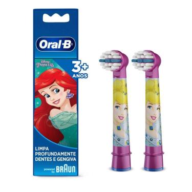 Imagem de Refil Escova Elétrica Oral-B Princess Disney 2 Unidades  